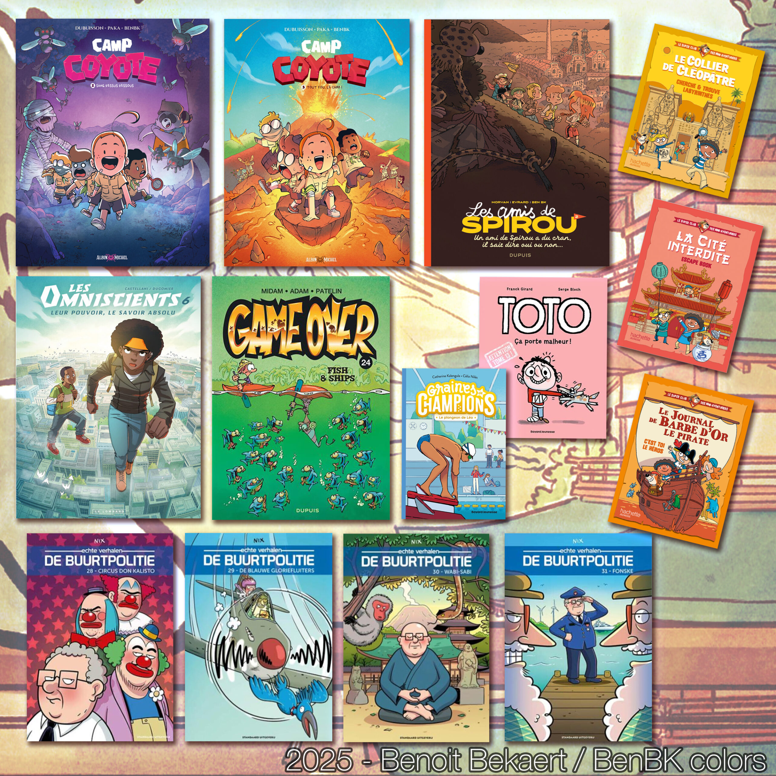 Albums mis en couleur par BenBK en 2025